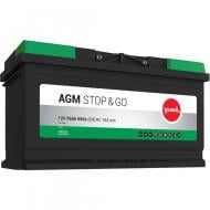 Аккумулятор автомобильный Vesna Stop & Go 95Ah 850A 12V 314090 «+» справа (314090)