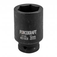 Головка ударна глибока 36 мм, 3/4" 6-гранна Forcekraft 1 шт. FK-46510036