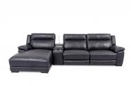 Диван модульный Agata Sofa (элемент 1-местный левый с электрореклайнером Miller AL1.5-1E) коричневый 1067x978x991 мм