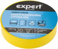 Ізострічка Expert Power 0,18х19 мм 20 м жовта ПВХ