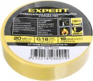 Изолента Expert Power 0,18х19 мм 20 м желтая ПВХ