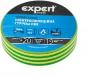 Изолента Expert Power 0,18х19 мм 20 м желто-зеленая ПВХ