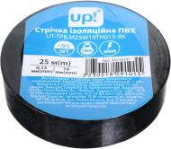 Изолента UP! (Underprice) 0,13х19 мм 25 м черная ПВХ RLUT-0,13X19mmX25M-black