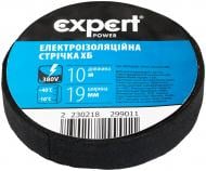 Изолента Expert Power 19 мм 10 м черная х/б EPUT-19mmX10M