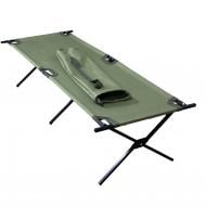 Розкладачка польова типу NT посилена зелена Metalzavod