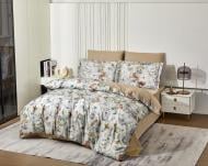 Комплект постільної білизни L1183 євро бежевий/мульті Word of Dream Комплект постільної білизни L1183 євро бежевий/мульті Word of Dream