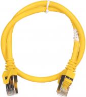 Патч-корд 2E Cat 6 S-FTP RJ45 4Х2 27AWG 7/0.14 Cu 2E-PC6SFTPCOP-050YLW 0,5 м жовтий