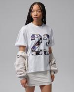 Футболка Nike W J SS GF GFX TEE VLT IM7141-100 р.XL белый Футболка Nike W J SS GF GFX TEE VLT IM7141-100 р.XL белый