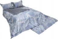 Комплект постільної білизни Gold сімейний світло-синій La Nuit