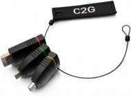 Комплект перехідників C2G HDMI на mini DP DP USB-C black (CG84268)