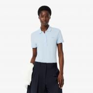 Поло Lacoste L.12.D Slim Fit Stretch Mini Piqué PF5462T01 р.36 голубой