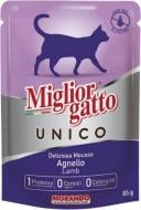 Корм Morando MigliorGatto Unico only Lamb для котів, з ягням 85 г