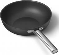 Сковорода wok 30 см Retro Style 50 (CKFW3001BLM) чёрная Smeg