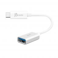 USB-адаптер J5Create OTG USB 3.1, USB-C /USB-A 0,1 м white (JUCX05-N)