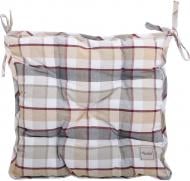 Подушка на стілець Scotland Brown 40x40 см коричнева клітинка La Nuit Подушка на стілець Scotland Brown 40x40 см коричнева клітинка La Nuit