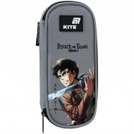 Пенал Attack on Titan AT26-599 KITE сірий із малюнком