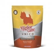 Корм для малых пород/для средних пород Morando MigliorCane Unico only Turkey для взрослых собак мелких пород, с индейкой 800 г 800 г