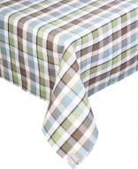 Скатерть Scotland Green зеленая клетка 136x136 см зеленый La Nuit