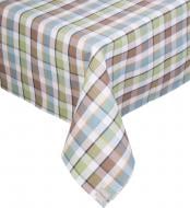 Скатертина Scotland Green зелена клітинка 136x180 см зелений La Nuit
