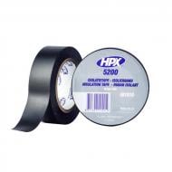 Изолента HPX 5200 19 мм х 10 м черная ПВХ IB1910