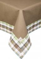 Скатерть Scotland Green с кантом 140x180 см коричневый La Nuit