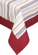 Скатертина Scotland Brown з кантом смужка коричнева 140x180 см коричневий La Nuit