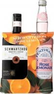 Ликер Schwartzhog Krauter Liqueur 0.7 л + Лимонад Fentimans Rose 0,7 л