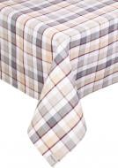 Скатерть Scotland Brown клетка коричневая 136x220 см коричневый La Nuit