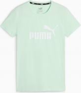 Футболка Puma Ess Logo Tee 586775-90 р.р.S зеленый