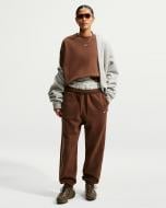 Брюки W NK STDO FLC MW HR OS CFF PNT IM8074-259 р. XL коричневый