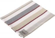 Серветка La Nuit Scotland Brown смужка коричнева 45x35 см коричневий