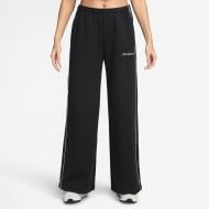 Брюки W NK STDO FLC MW MR SCALLOP WL IQ3170-010 р. XS черный