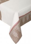 Скатертина Rubin Elegant 140x200 см бежевий TTT Скатертина Rubin Elegant 140x200 см бежевий TTT