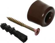 Стопор дверной резиновый 25x35 мм коричневый Стопор дверной резиновый 25x35 мм коричневый