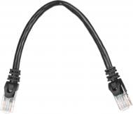 Патч-корд 2E Cat 6 UTP RJ45 26AWG 7/0.16 Cu 2E-PC6COP-020BK 0,2 м черный