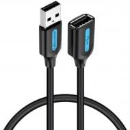 USB-кабель Vention USB 2.0 M - USB 2.0 F PVC Type 1,5 м черный (CBIBG)