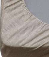 Простынь на резинке ПЛР-72 160x190 см серый ЛінТекс