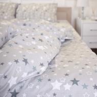 Простынь Бязь 17-0660 Gray sky 220x240 см серый MirSon