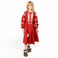 Платье Эдельвика р.146 красный 402-23/00