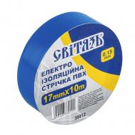 Изолента СВІТЯЗЬ ПВХ 0,15 ммx17 мм x10 м синяя ПВХ 116914
