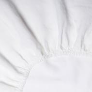 Простынь на резинке ПБР-66 90x200 см белый ЛінТекс