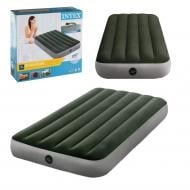 Кровать надувная Intex Prestige Downy 64107 191х99 см зелено-серый