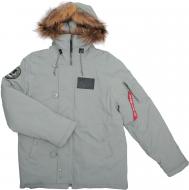 Куртка-парка мужская зимняя Alpha Industries N-2B Elevon AL-IND-N2B-EL-GR р.M grey