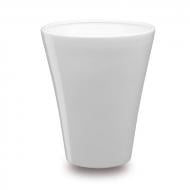 Вазон керамический Santino Elegant круглый белый (O-22-14-J-15-00)