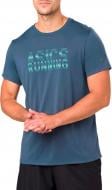 Футболка Asics GRAPHIC SS TOP 141265-0793 р.XL темно-синий