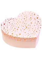 Коробка подарочная в виде сердца розовая 19х23,5х9,5 см