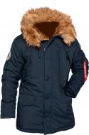 Куртка-парка мужская зимняя Alpha Industries Polar Jacket р.M navy