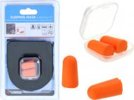 Набір пов'язка для сну на очі та беруші PROWORLD 1.9х0.9 см