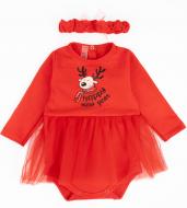 Боди для девочек для девочки Dexter`s Christmas reindeer р.74 белый d330-60