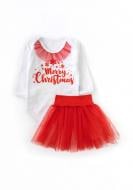 Комплект для дівчаток Dexter`s My first Christmas білий р.74 d325-1б-нгтг